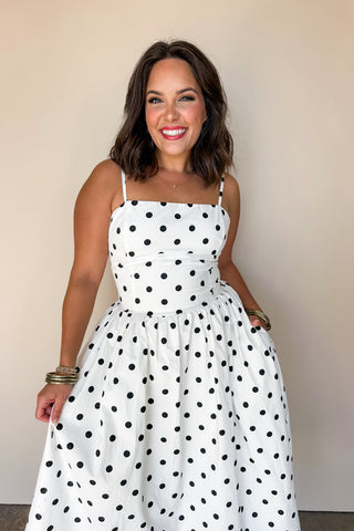 Perfectly Chic Polka Dot Dress