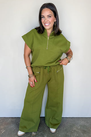 Mossy Moments Olive Matching Set