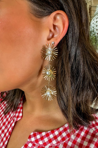 Starstruck Gold Drop Earrings by Taylor Shaye