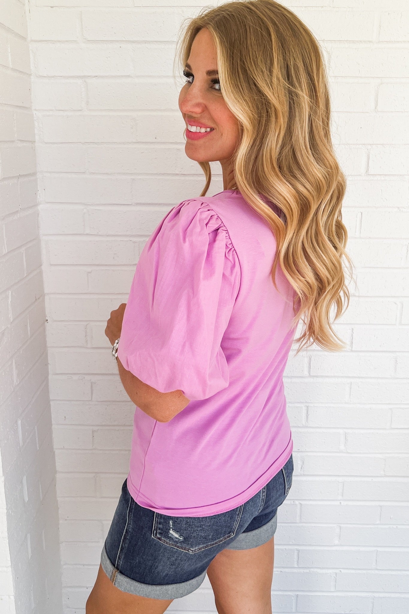 The Shay Top in Lilac by Michelle McDowell