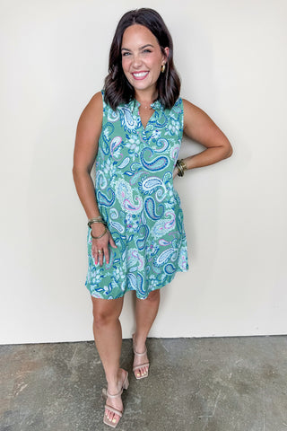 Dear Scarlett Lizzie Dress in Emerald