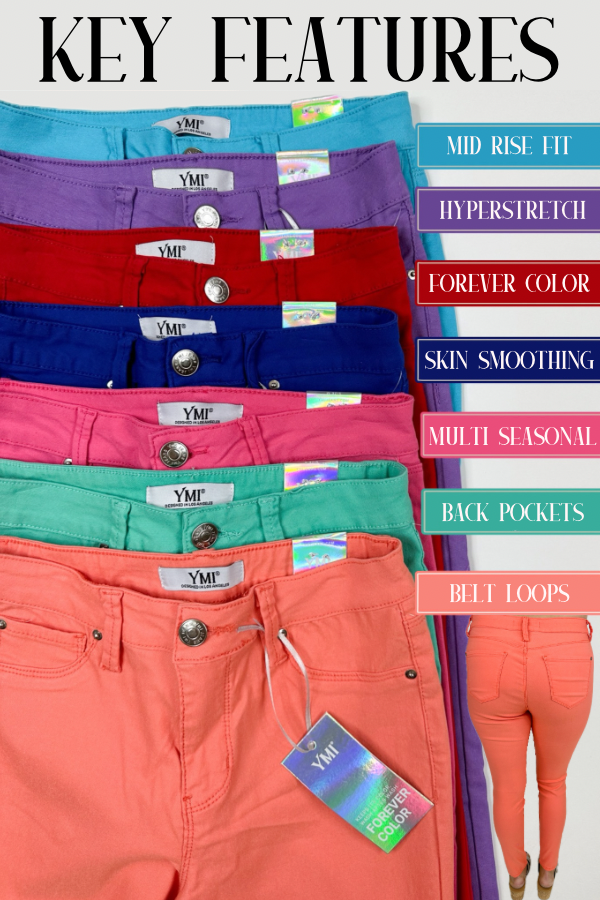 Flavors of Summer Hyperstretch Skinny YMI Pants