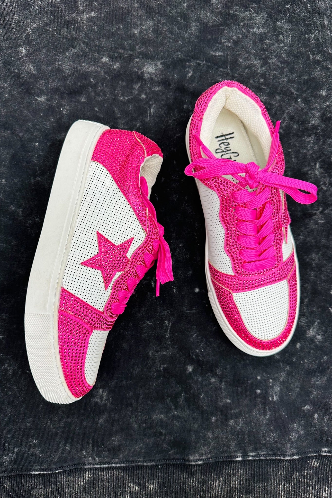 Barbie's Favorite Pink Sparkle Corky Sneakers – Jules & James Boutique