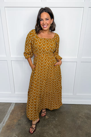 The Dandelion Floral Maxi Dress