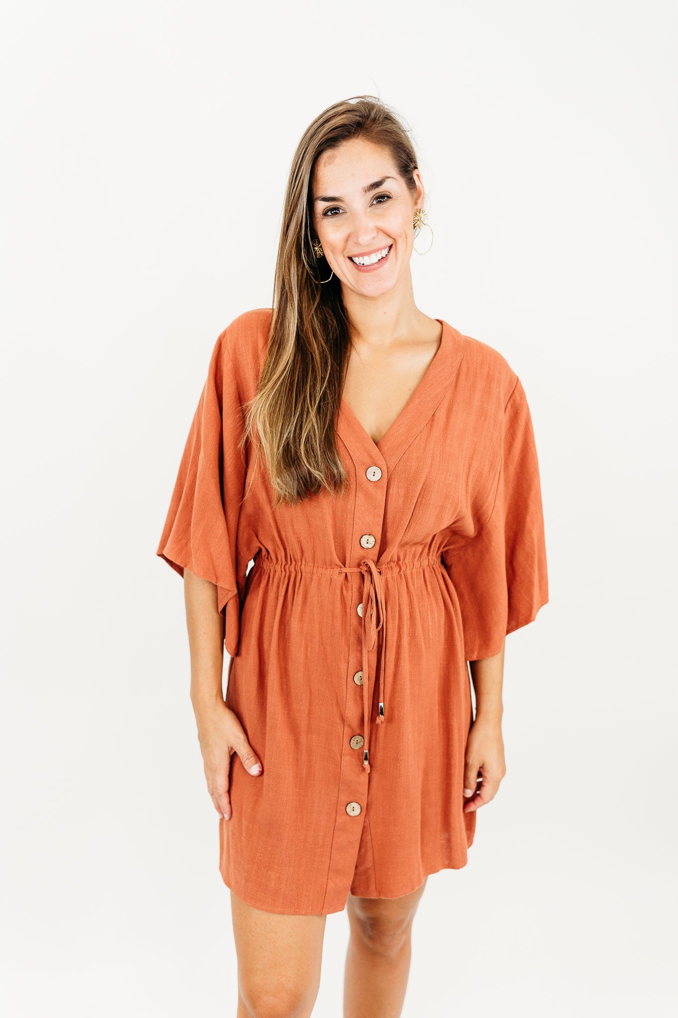 Let’s Meet Up Linen Dress Jules & James Boutique