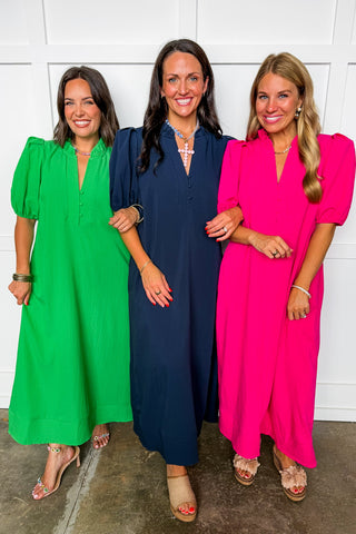 The Navy Ease Dress