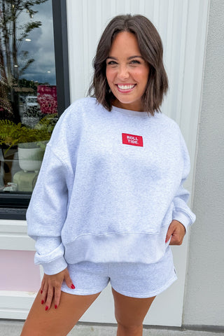 Alabama Woven Label Becca Crewneck & Shorts Set