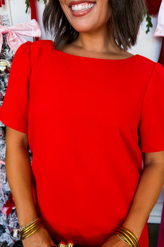 Elizabeth Bow Shift Dress
