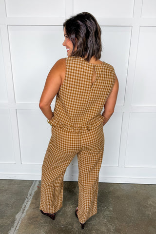 Simple Moments Gingham Pant Set