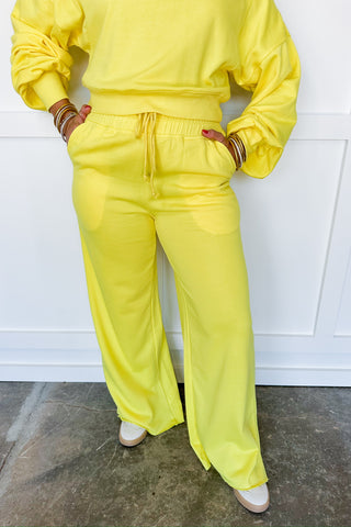 Yellow Cream Matching Lounge Set