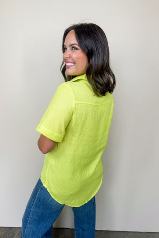 Key Lime Classic Button Down