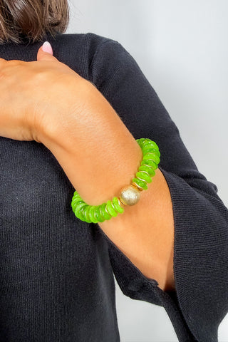 Chloe Bracelet in Lime by Michelle McDowell