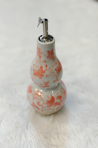 Petals & Pour Hand-Painted Oil Cruet