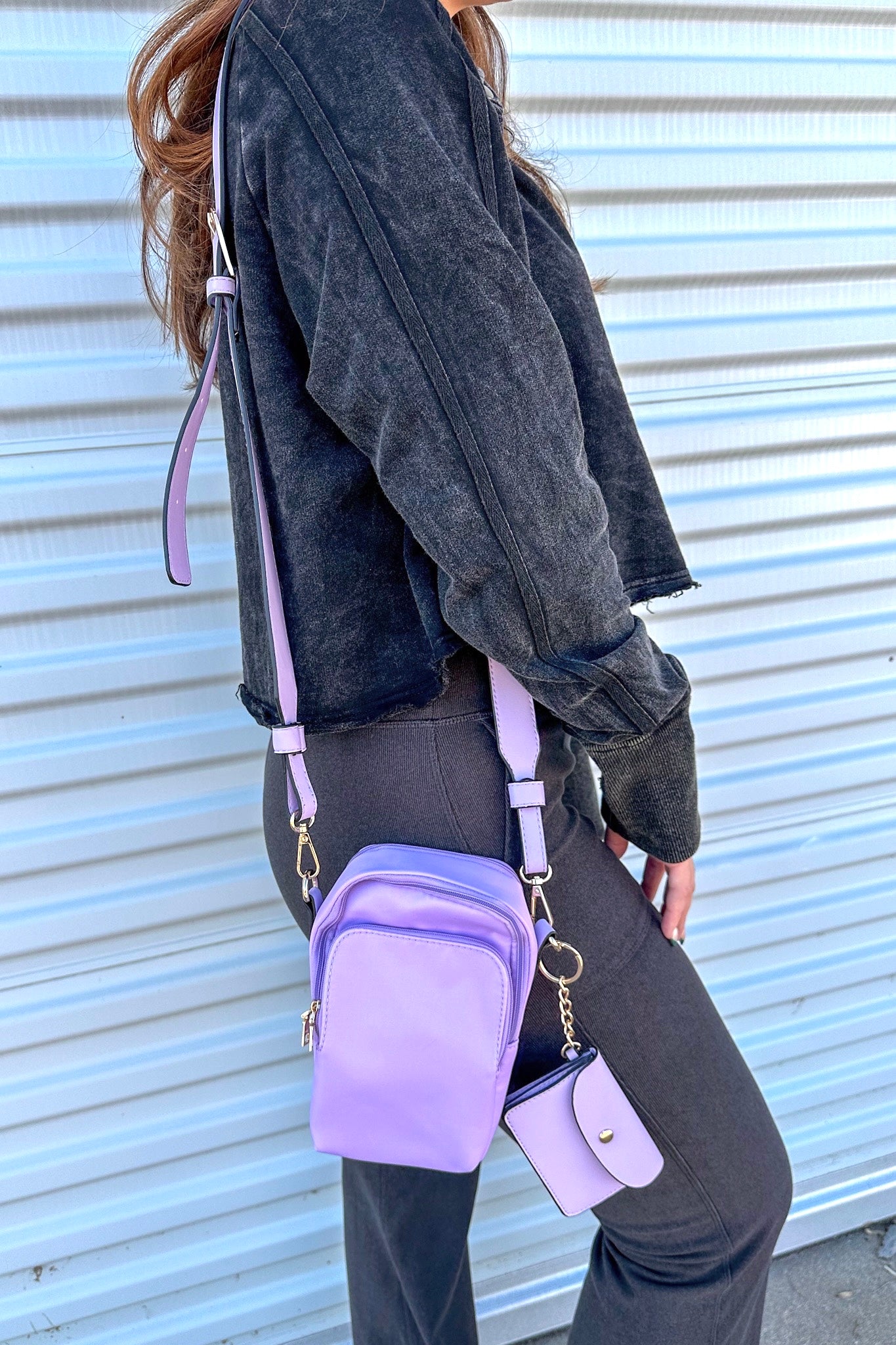 The Parker Crossbody in Orchid