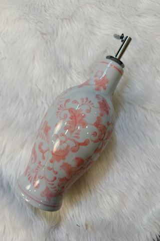 Petals & Pour Hand-Painted Oil Cruet