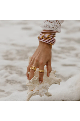 BuDhaGirl Bangles- Ice Rose Veda Bangles