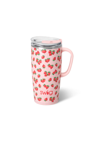 Strawberry Shortcake Swig 22oz Travel Mug