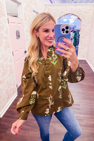 The Juliette Top in Brown