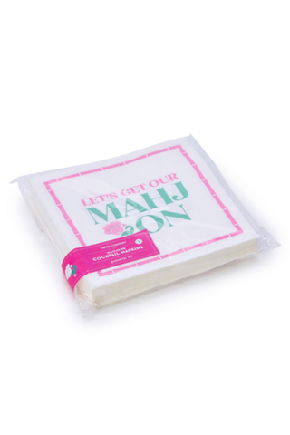 Let's Get Our Mahj On Cocktail Napkin Set