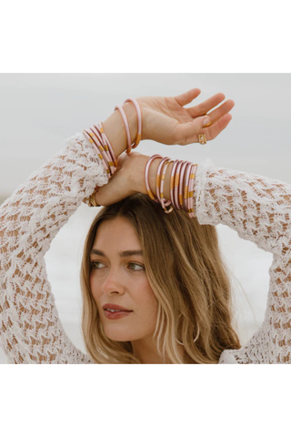 BuDhaGirl Bangles- Ice Rose Veda Bangles