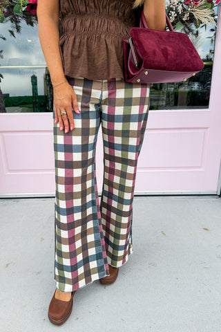 Sugar & Spice Gingham Pants