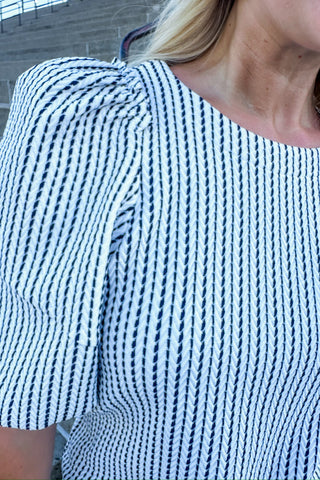 The Camden Matching Set in Navy and White