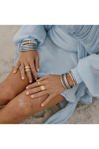 BuDhaGirl Bangles - Celeste All Weather Bangles - Size Medium