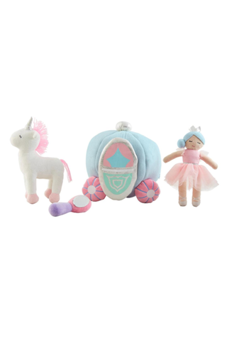 Enchanted Princess & Unicorn Plush Play Set