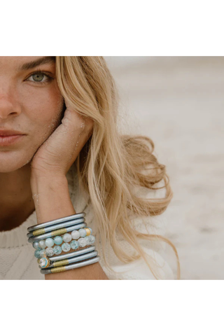 BuDhaGirl Bangles - Celeste All Weather Bangles - Size Medium