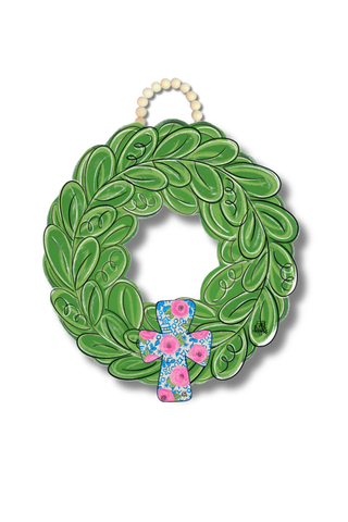 Mini Floral Cross Door Hanger Attachment
