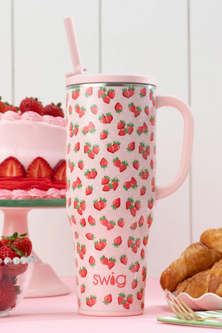 Strawberry Shortcake Swig 40oz Tumbler