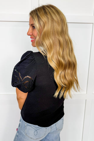The Haley Top in Black by Mary Square