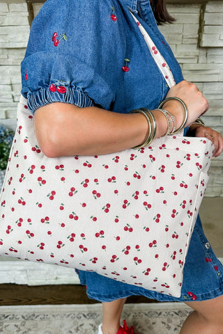 Tote-ally Cherry Weekend Bag