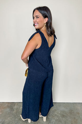 Dark Navy Showstopper Jumpsuit