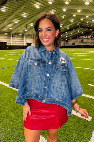 Denim Dream Cape Jacket