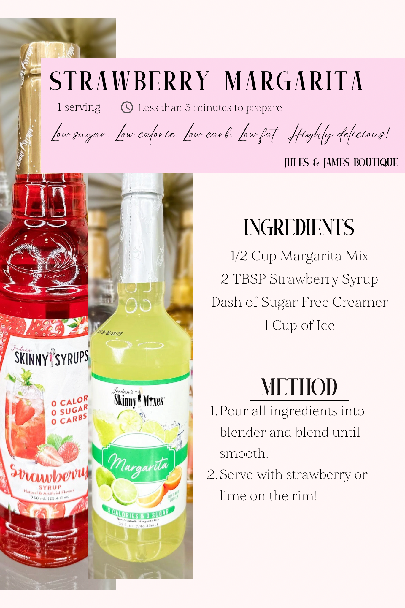 *PRE-ORDER* Sugar Free Skinny Syrup