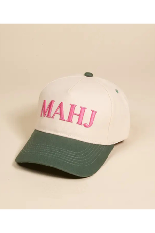 Mahjong Embroidered Ball Cap