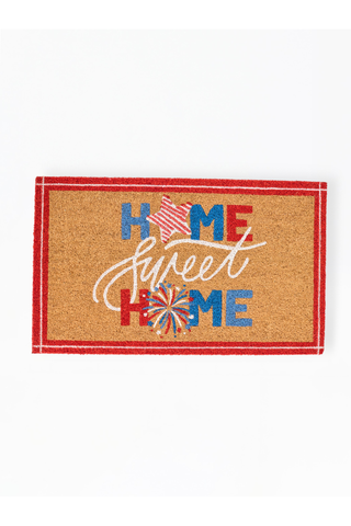 Mary Square Home Sweet Home Door Mat