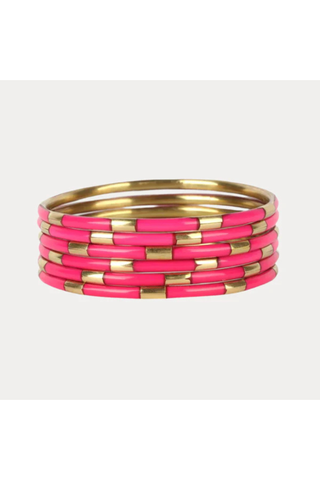 Budhagirl Bangles- Pink Veda Bangles