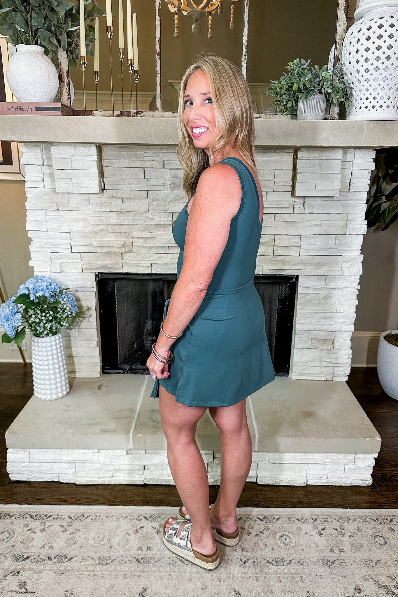 Game, Set, Style Green Tank Top Athletic Dress Large Game, Set, Style Green Tank Top Athletic Dress Large