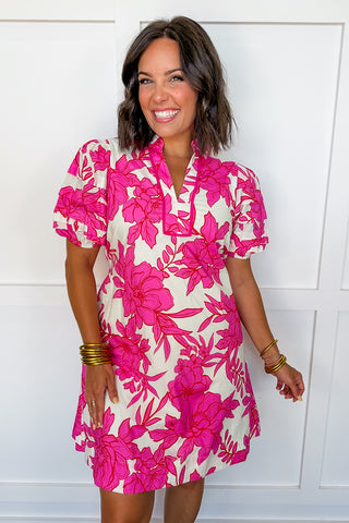 Pink Promise Floral Dress