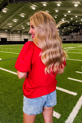 The Tina Top in Bama Tide by Mary Square