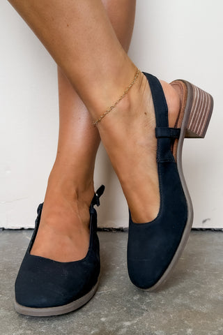 TOMS Jaclyn Slingback Black Shoe