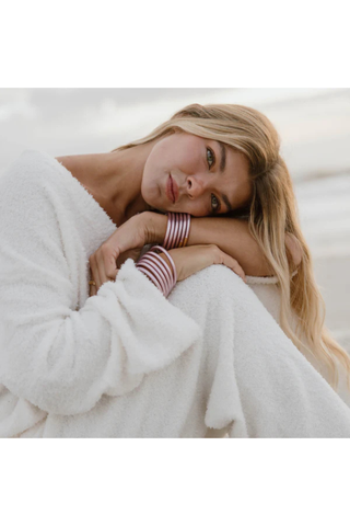 BuDhaGirl Bangles- Ice Rose All Weather Bangles - Size Medium