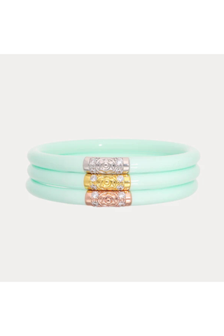 BuDhaGirl Bangles - Three Kings - Mint