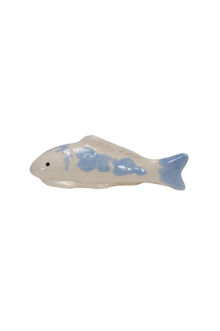 Coastal Charm Stoneware Fish Figurine