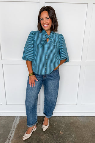 Perfectly Polished Striped Top