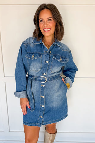 Western Standard Denim Dress