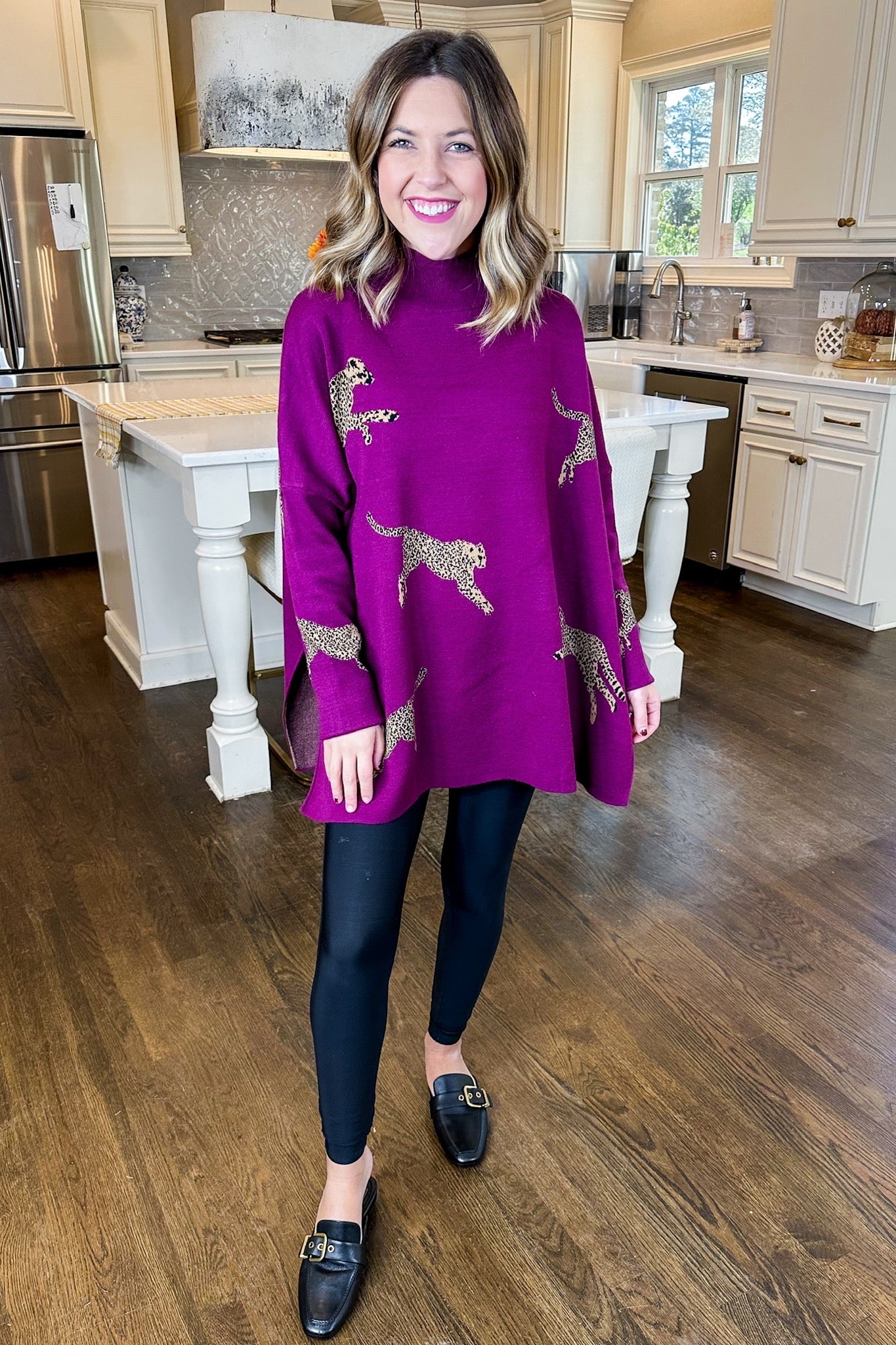 Steal Your Attention Jaguar Sweater in Plum