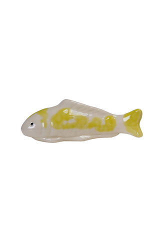 Coastal Charm Stoneware Fish Figurine